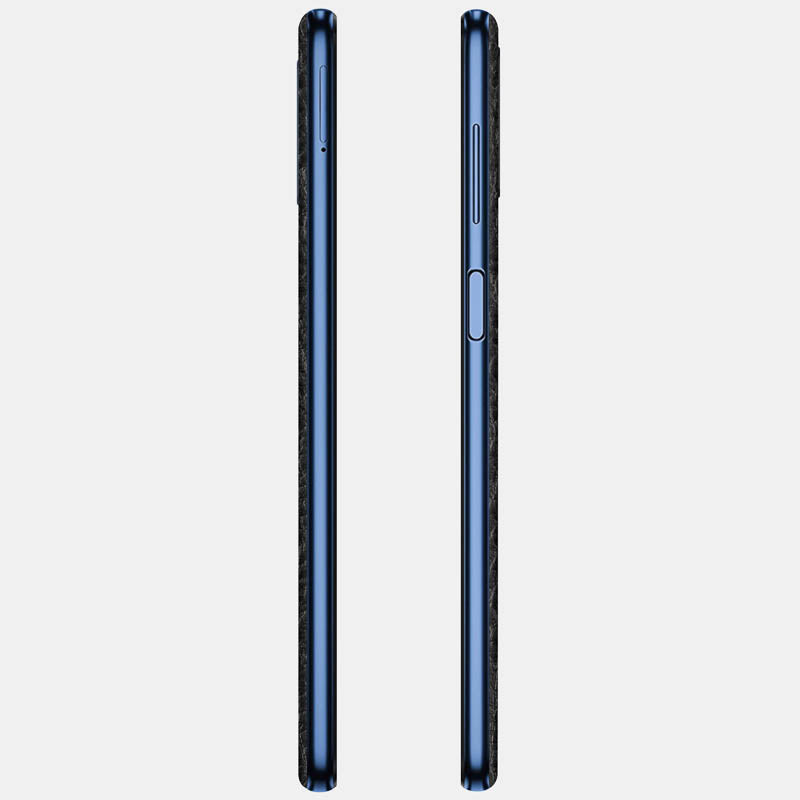 Black Leather Glass Back