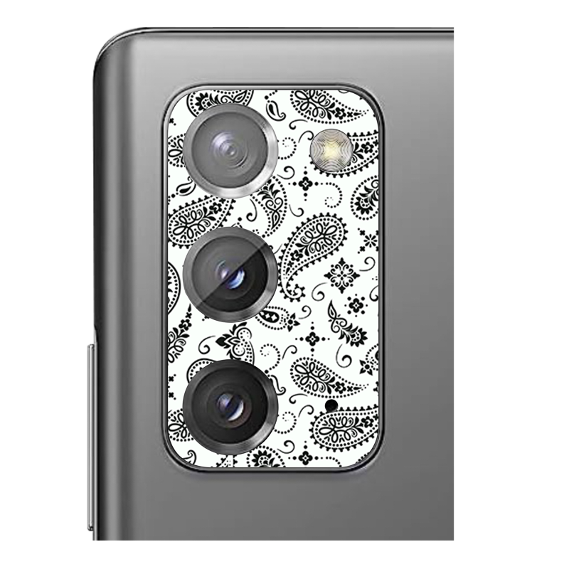 White Paisley Pack of 2