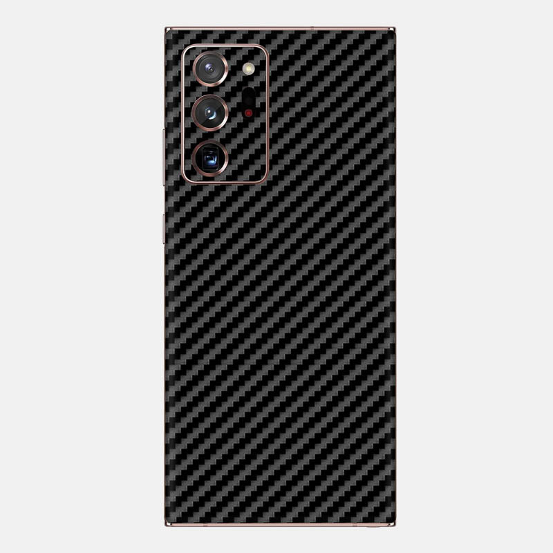 Carbon Fibre Black Glass Back