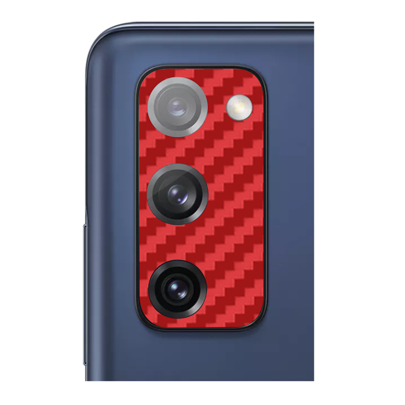 Carbon Fibre Red Pack of 2