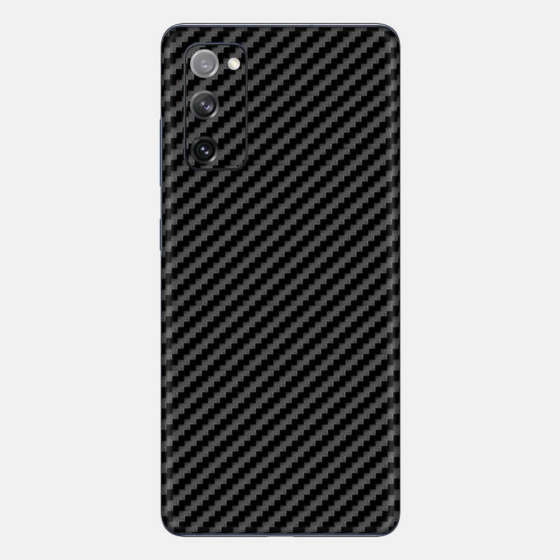 Carbon Fibre Black Glass Back