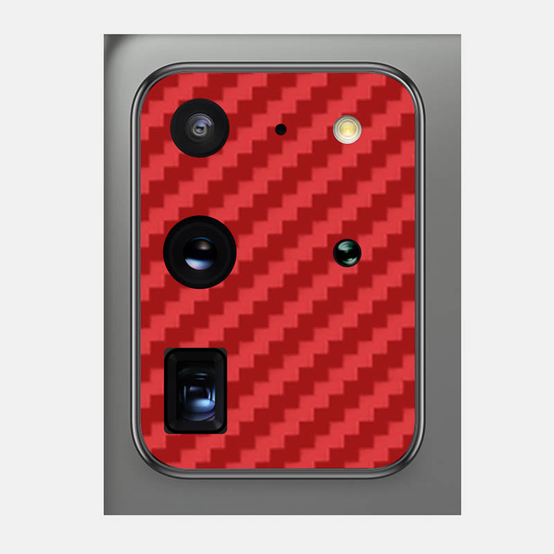 Carbon Fibre Red Pack of 2