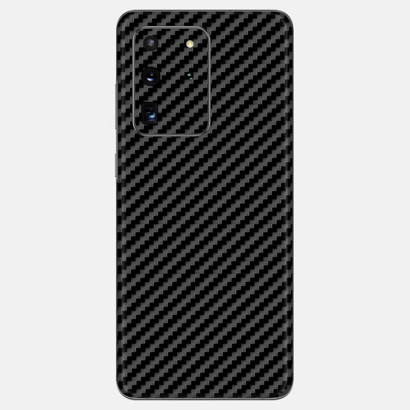 Carbon Fibre Black Glass Back