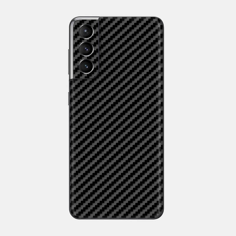 Carbon Fibre Black Glass Back