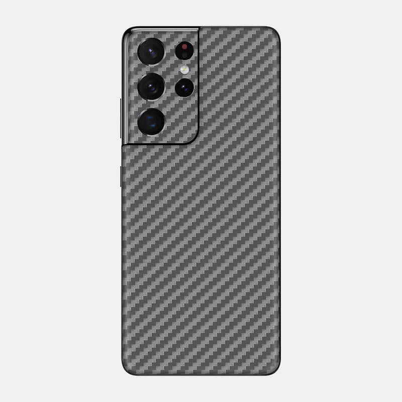 Carbon Fibre Grey Glass Back