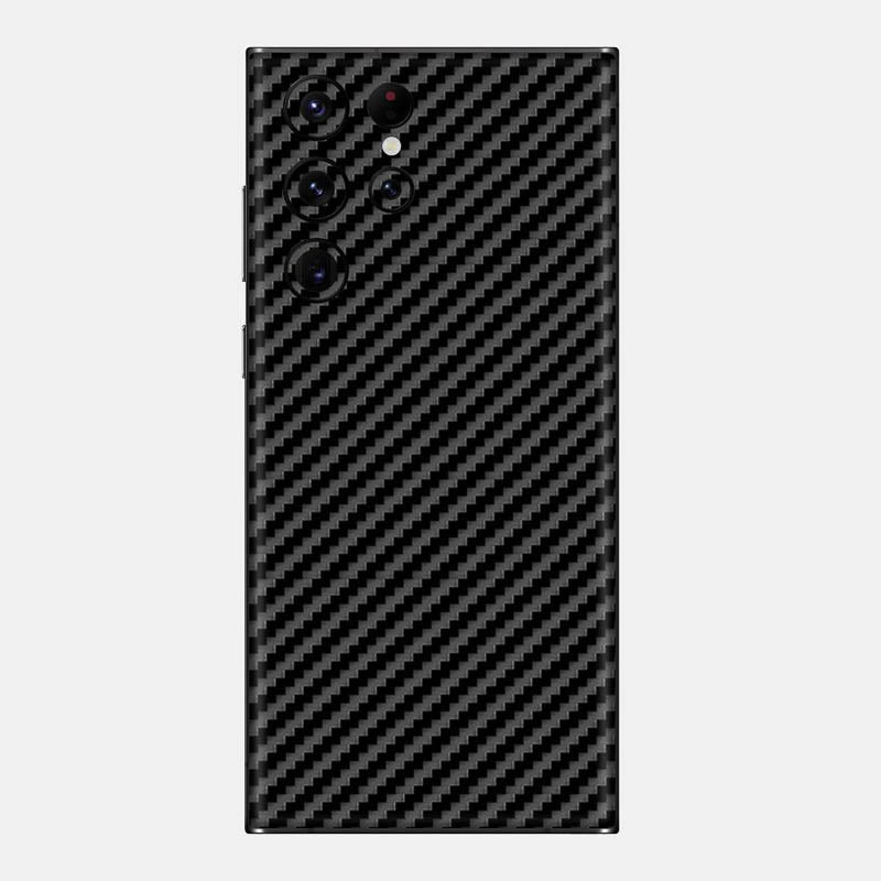 Carbon Fibre Black Glass Back