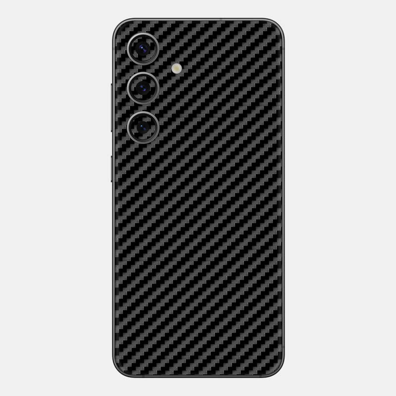 Carbon Fibre Black Glass Back