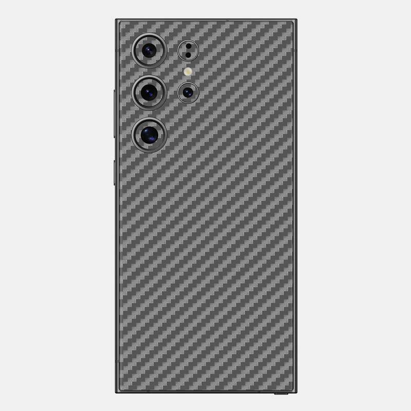 Carbon Fibre Grey Glass Back