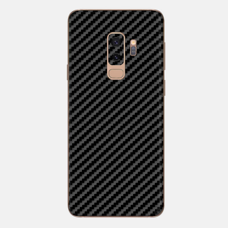 Carbon Fibre Black Glass Back