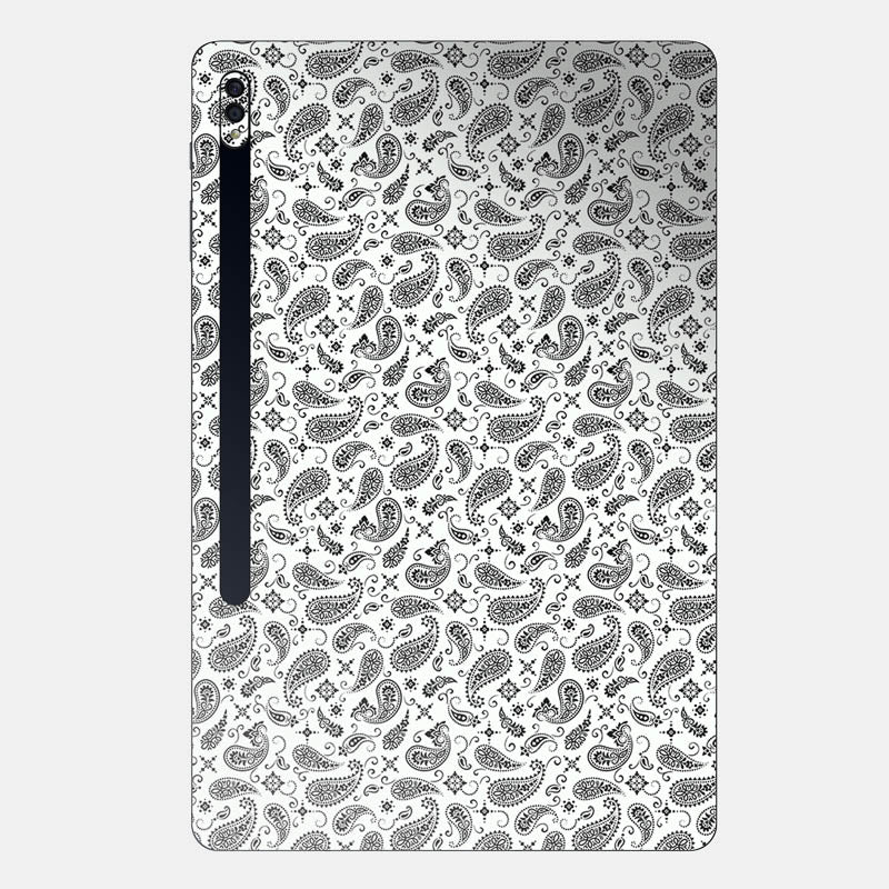 White Paisley Full Body