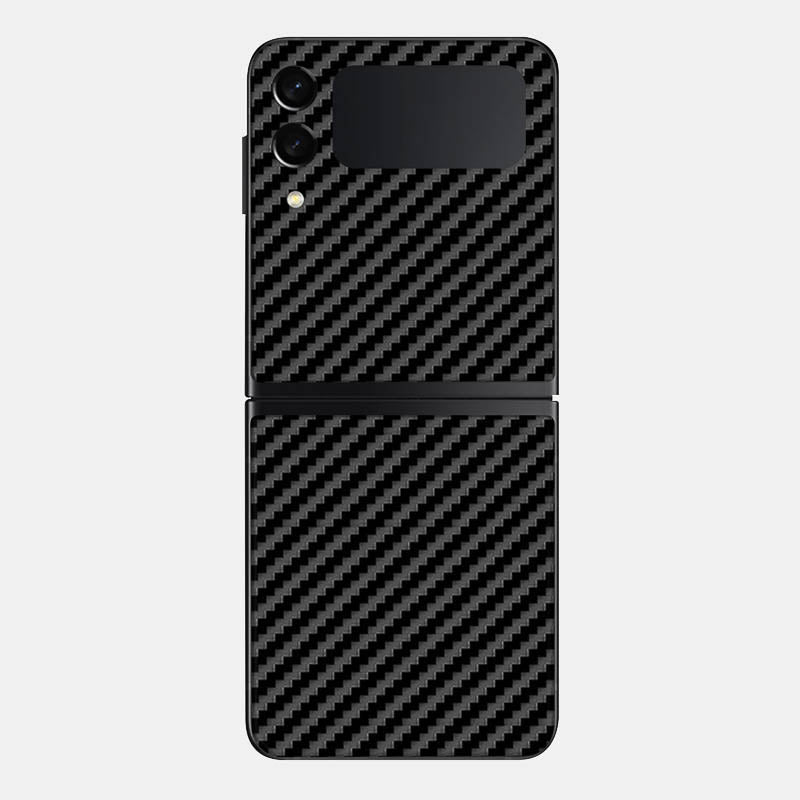 Carbon Fibre Black Glass Back
