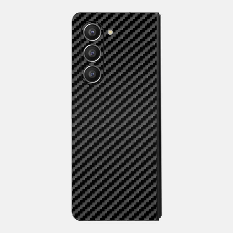 Carbon Fibre Black Glass Back