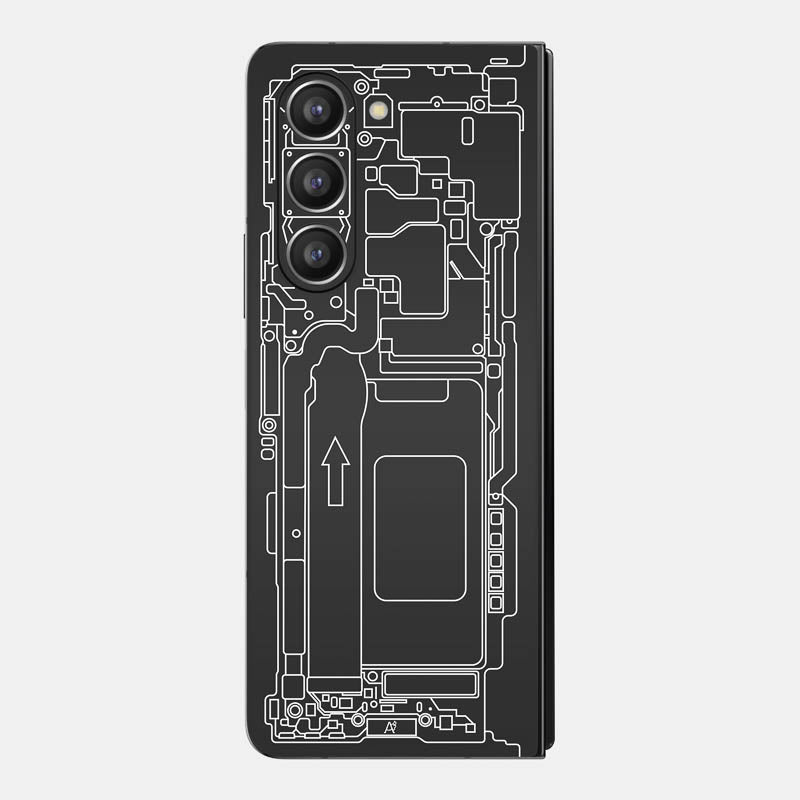 Teardown Black Glass Back