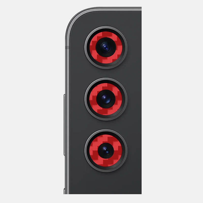 Carbon Fibre Red Pack of 2