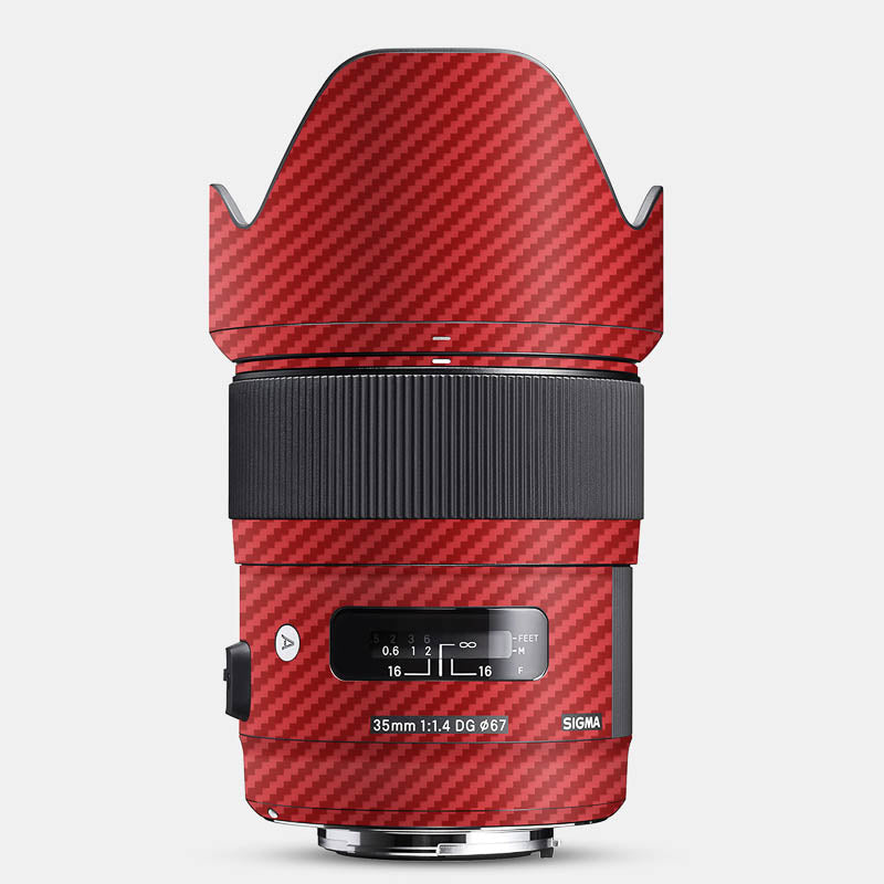 Carbon Fibre Red Full Body