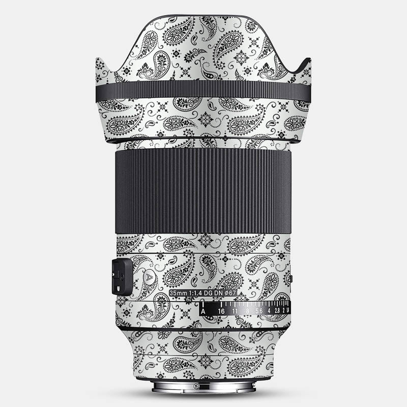 White Paisley Full Body