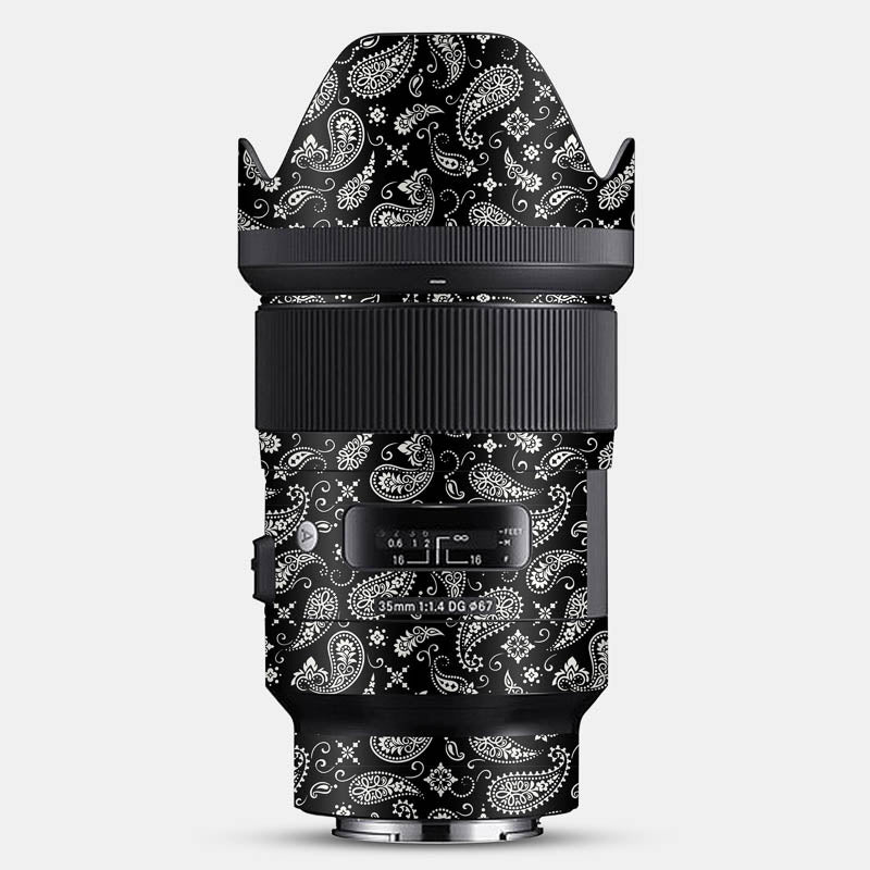 Black Paisley Full Body