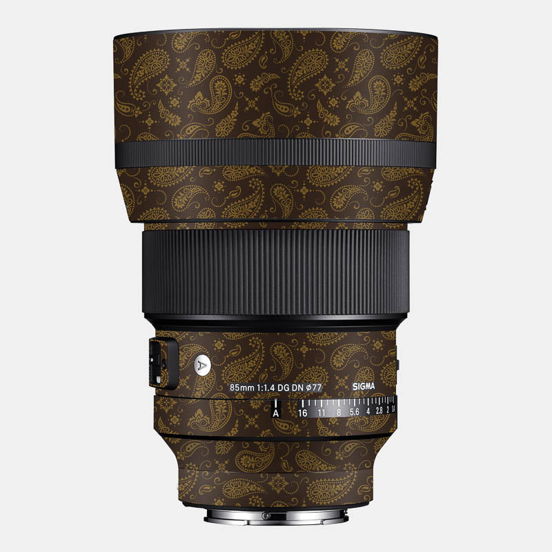 Brown Paisley Full Body