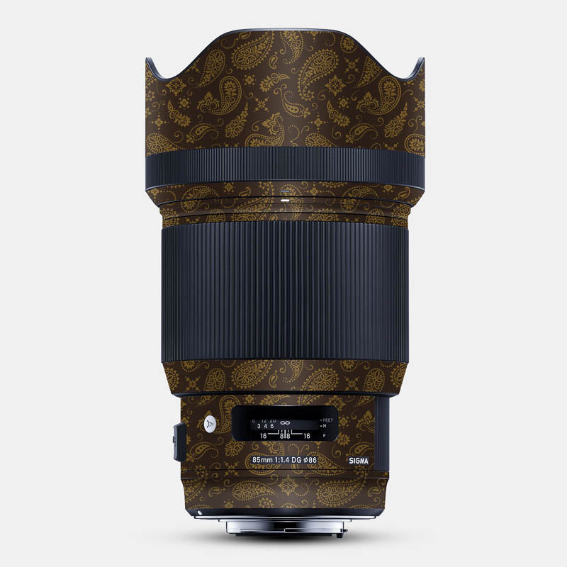 Brown Paisley Full Body