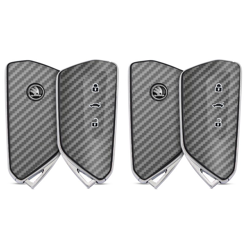 Carbon Fibre Grey Key-1 + Key-2