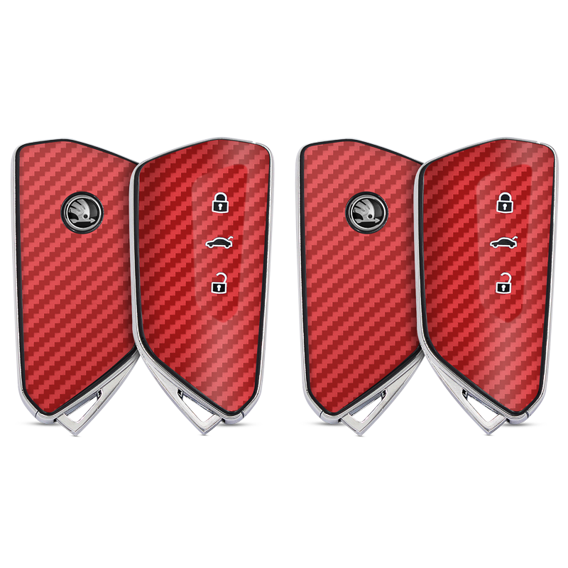 Carbon Fibre Red Key-1 + Key-2