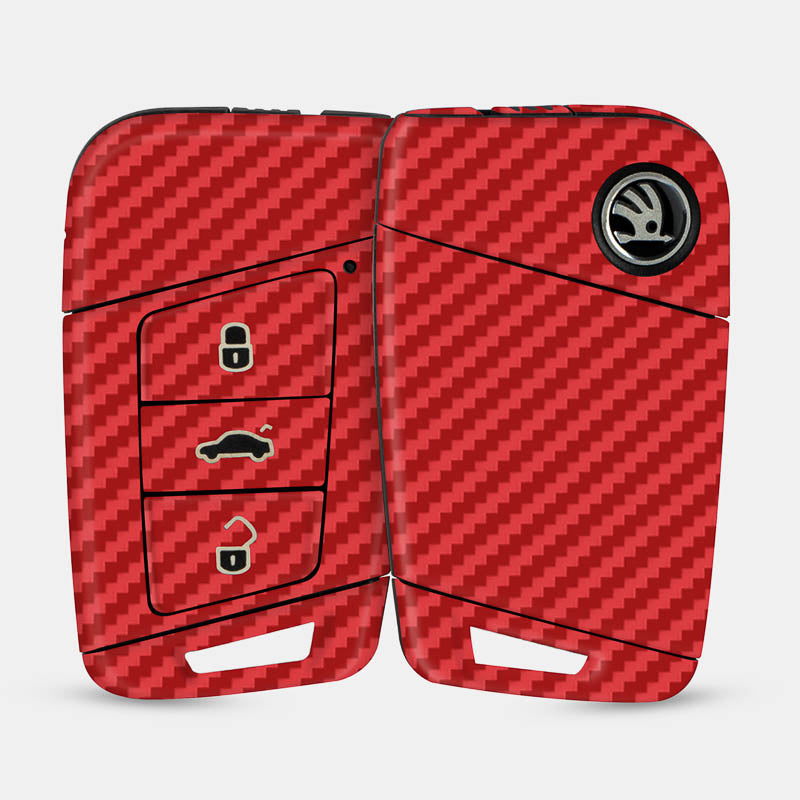Carbon Fibre Red Key-1