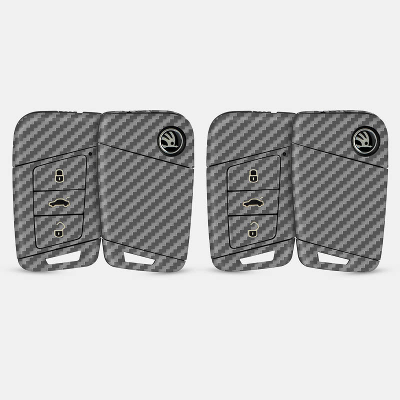Carbon Fibre Grey Key-1 + Key-2