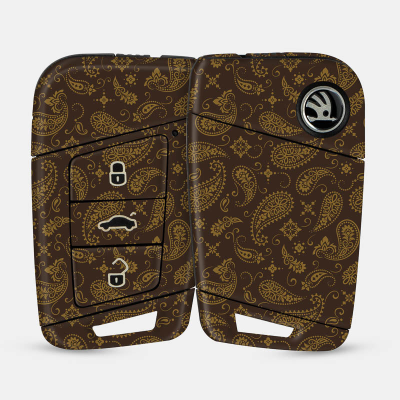 Brown Paisley Key-1