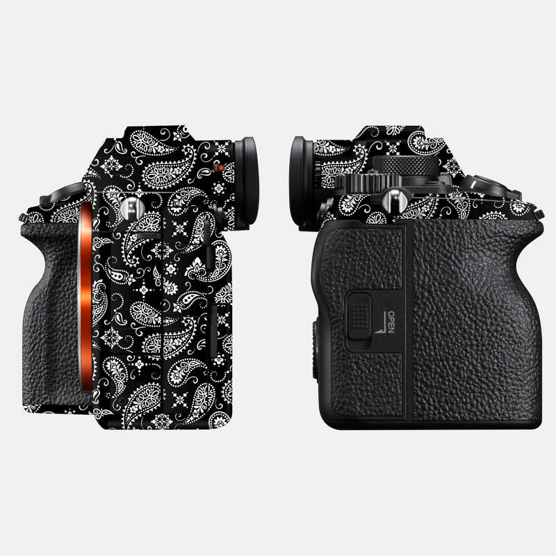 Black Paisley Full Body