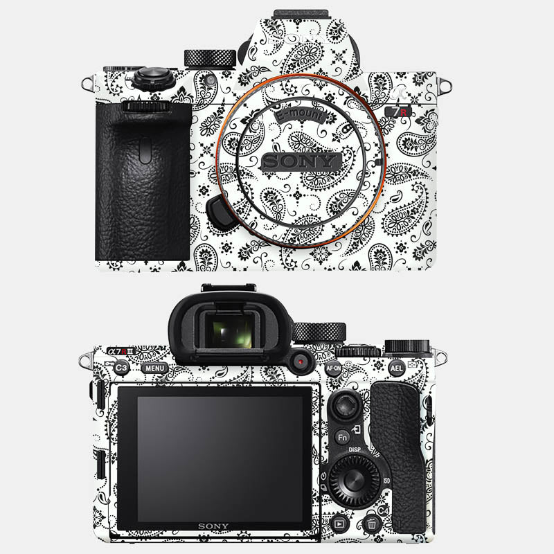 White Paisley Full Body