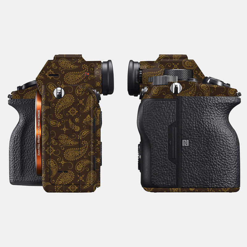 Brown Paisley Full Body