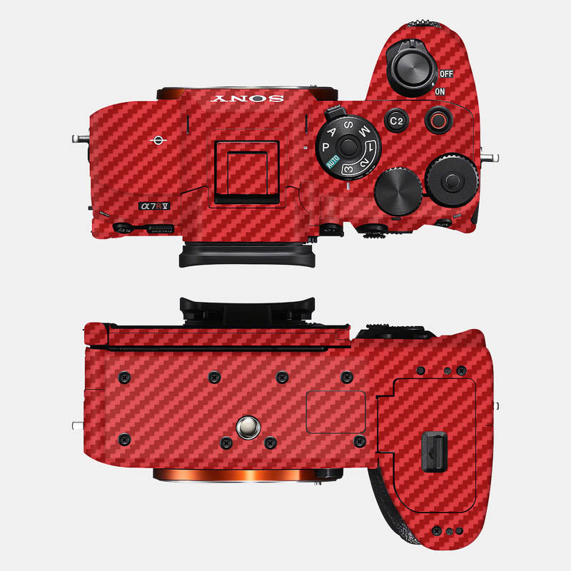 Carbon Fibre Red Full Body