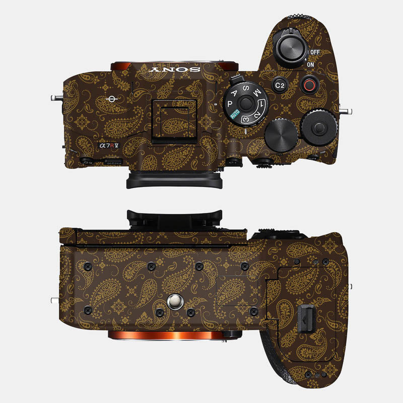 Brown Paisley Full Body