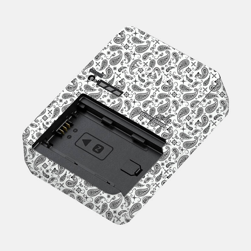 White Paisley Full Body