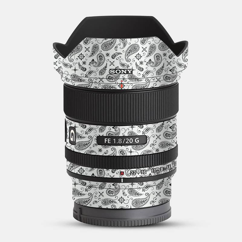 White Paisley Full Body