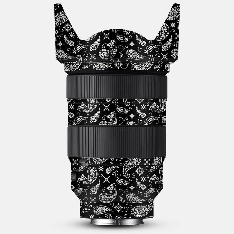 Black Paisley Full Body