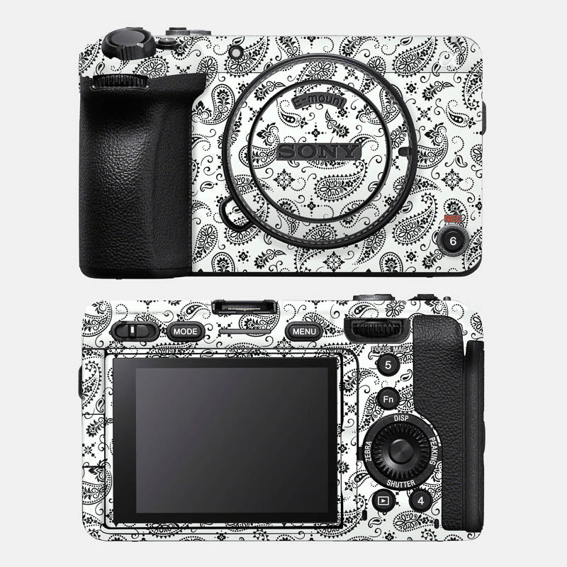 White Paisley Full Body