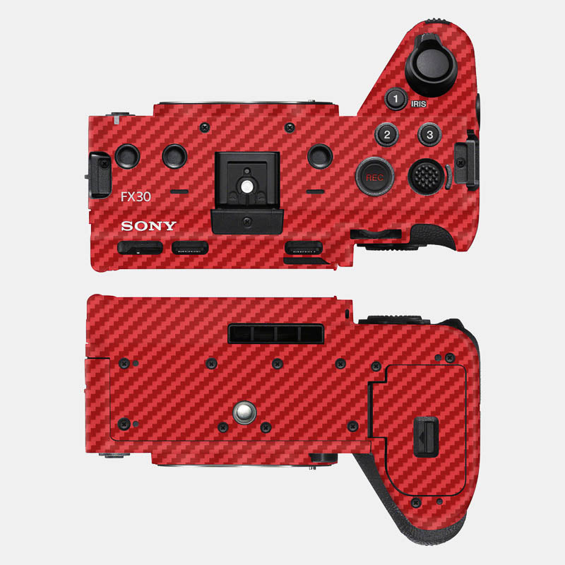 Carbon Fibre Red Full Body