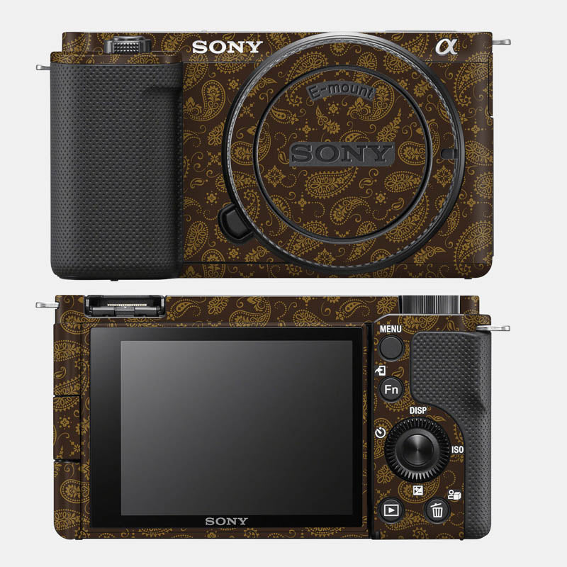 Brown Paisley Full Body