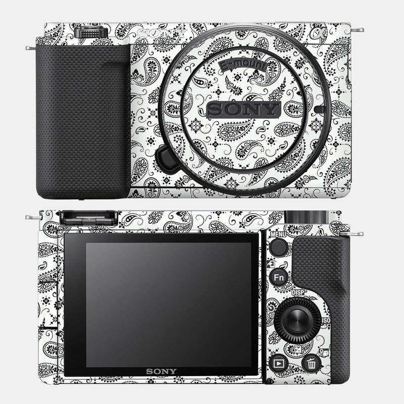 White Paisley Full Body