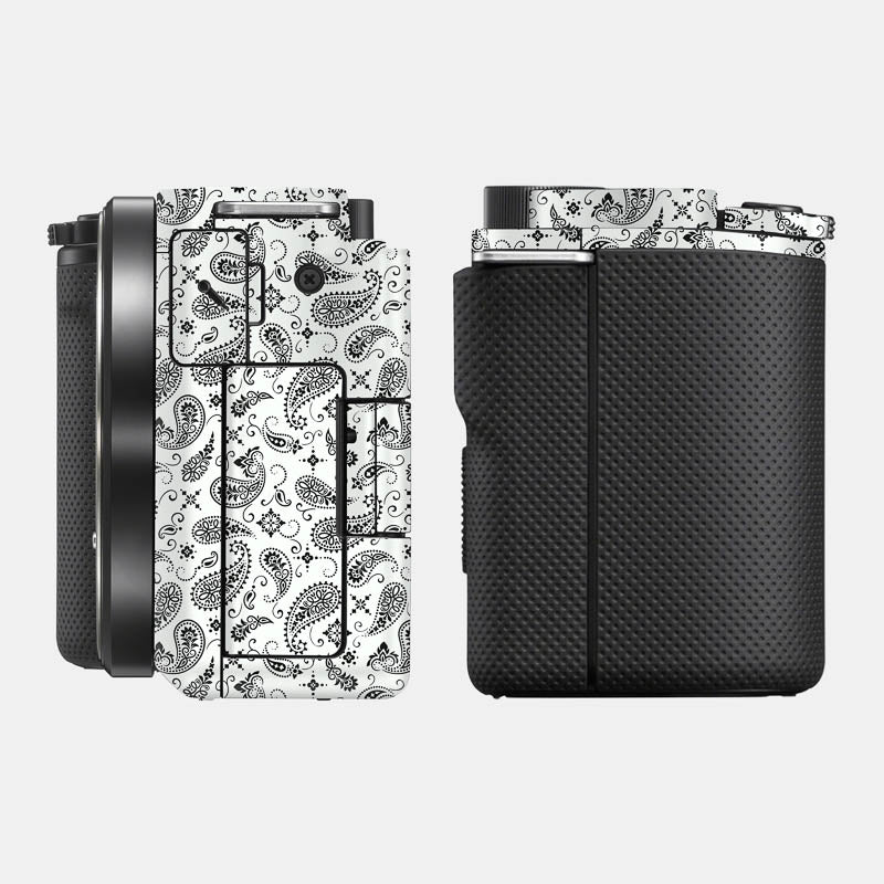 White Paisley Full Body