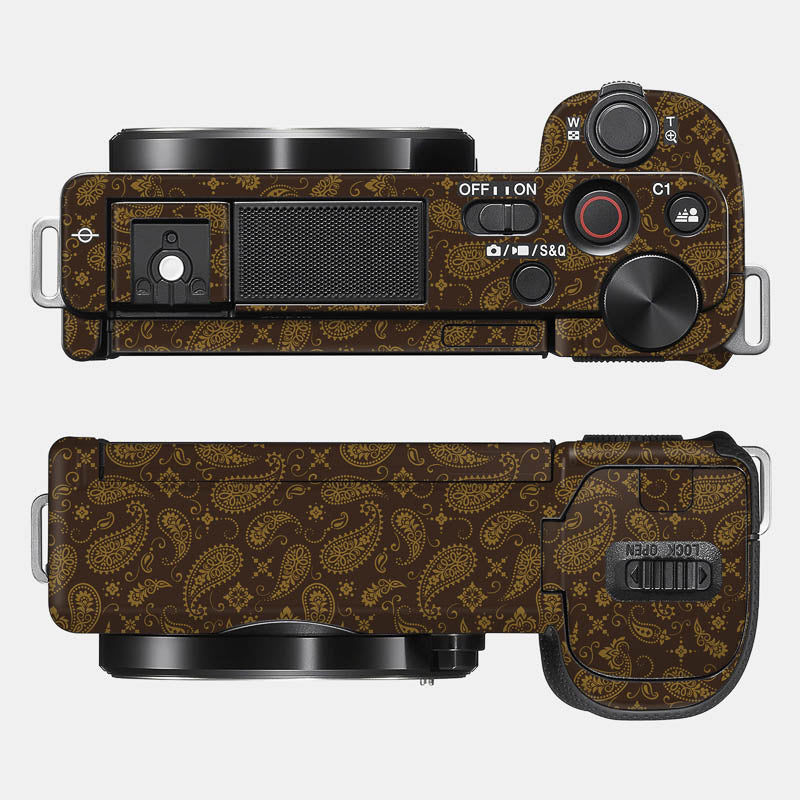 Brown Paisley Full Body