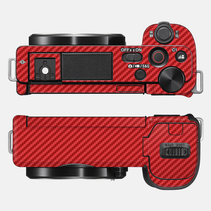 Carbon Fibre Red Full Body
