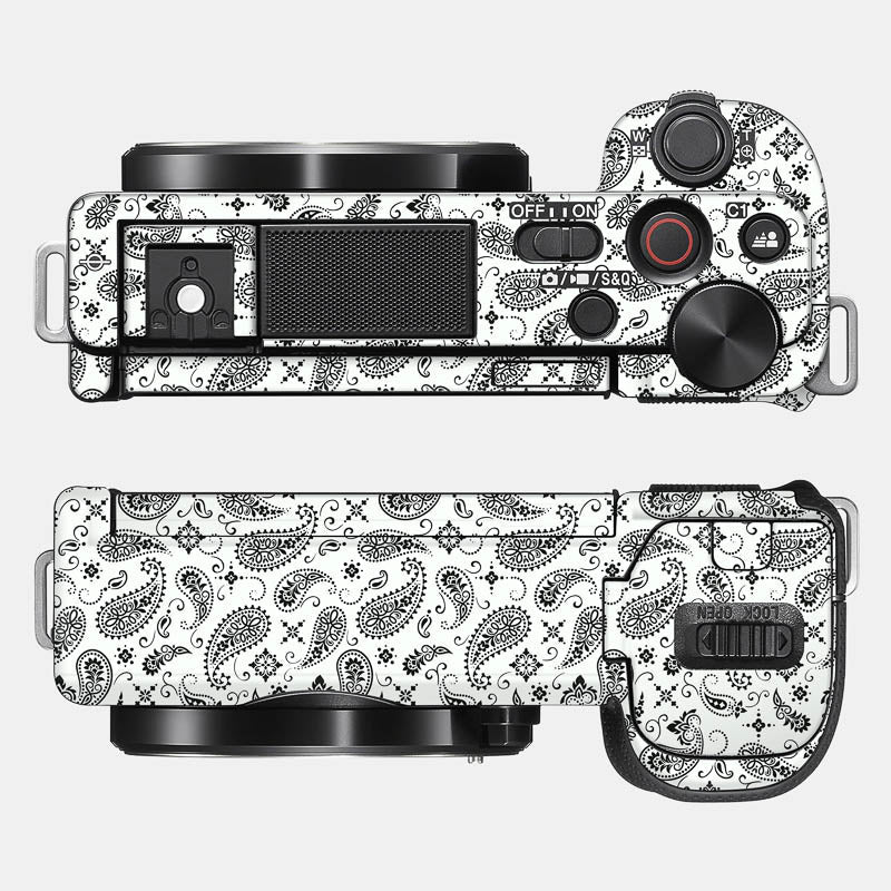 White Paisley Full Body