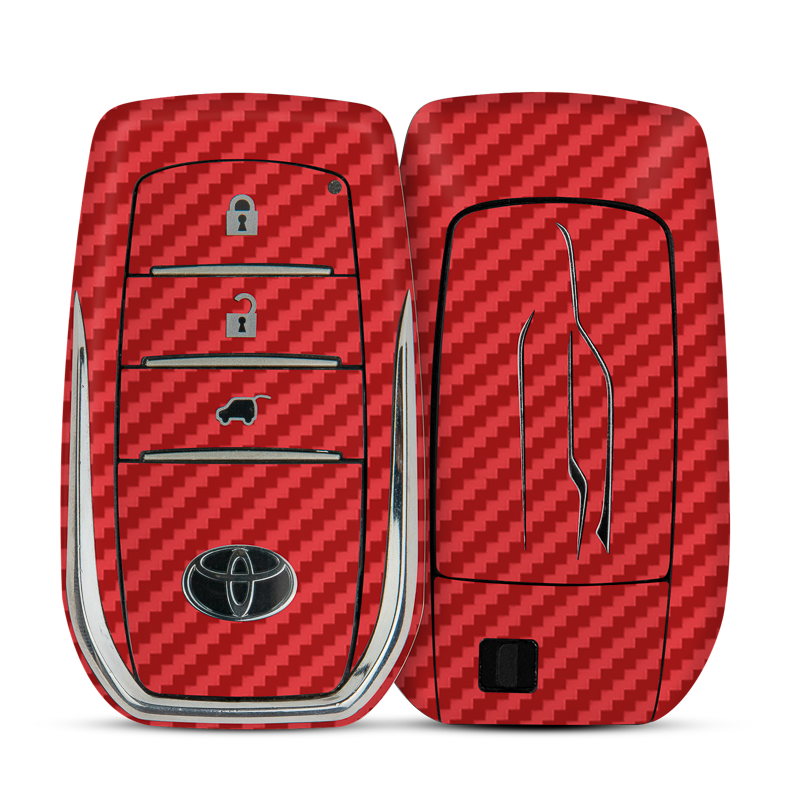 Carbon Fibre Red Key-1