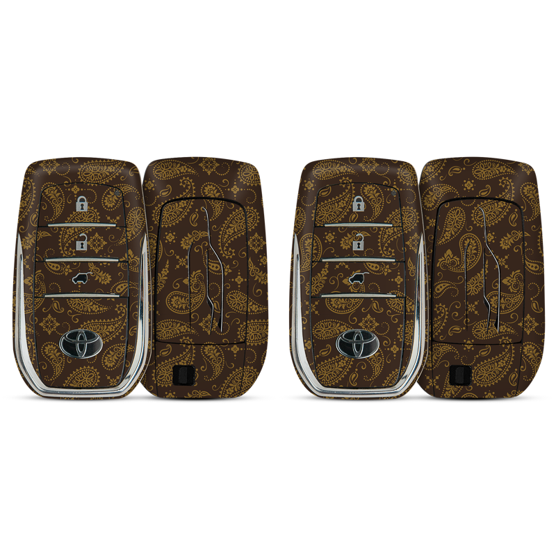 Brown Paisley Key-1 + Key-2