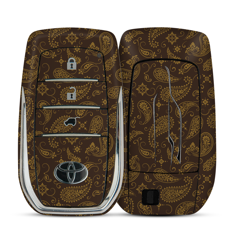 Brown Paisley Key-1