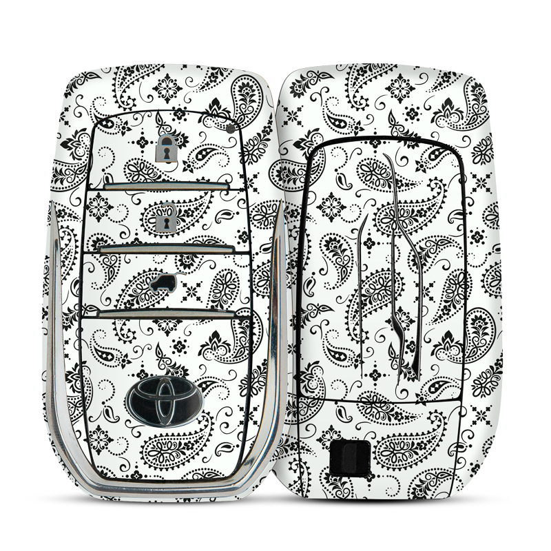 White Paisley Key-1