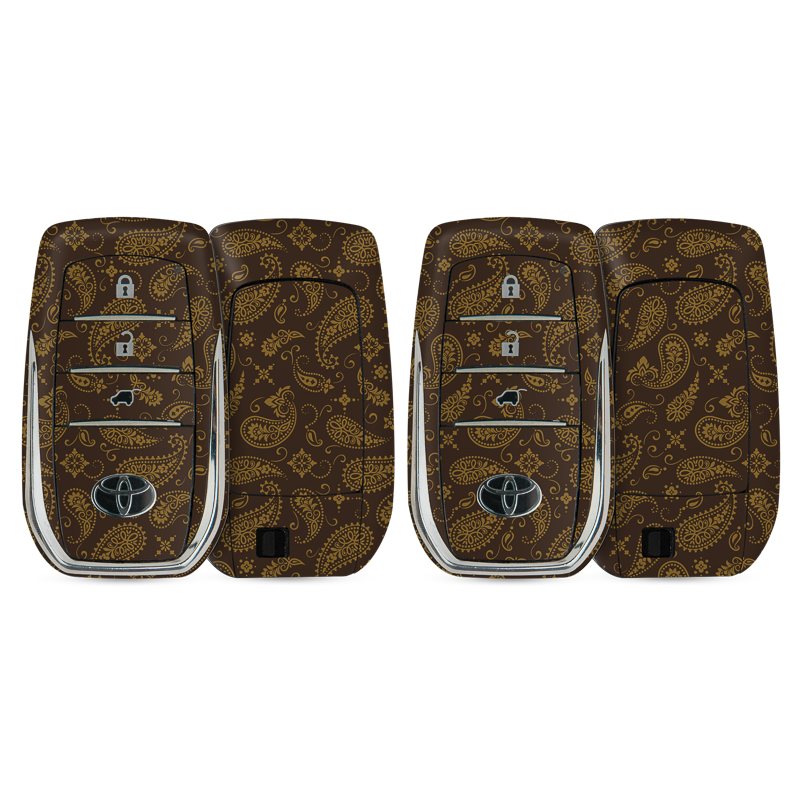 Brown Paisley Key-1 + Key-2