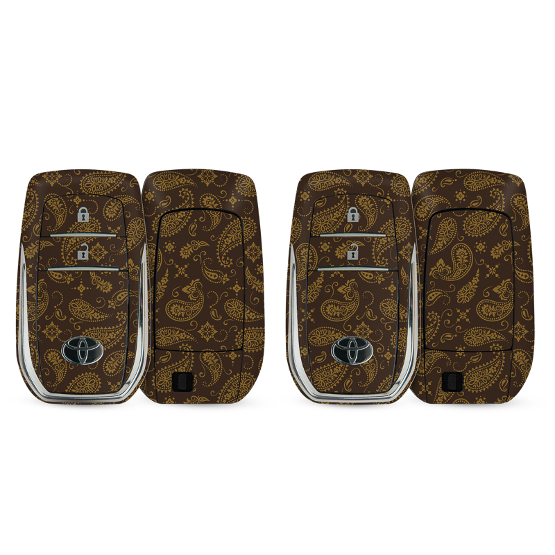 Brown Paisley Key-1 + Key-2